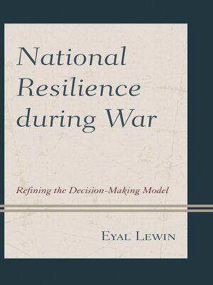 cover image of National Resilience during War